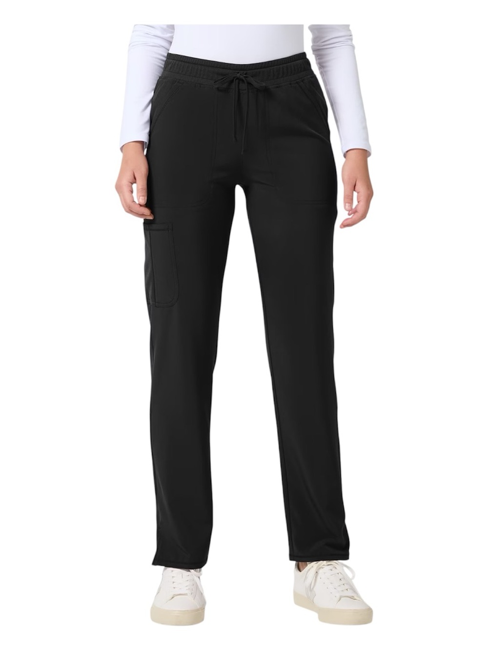 Scrubstar Performance Black Cargo Scrub Pants XL Women’s NWT